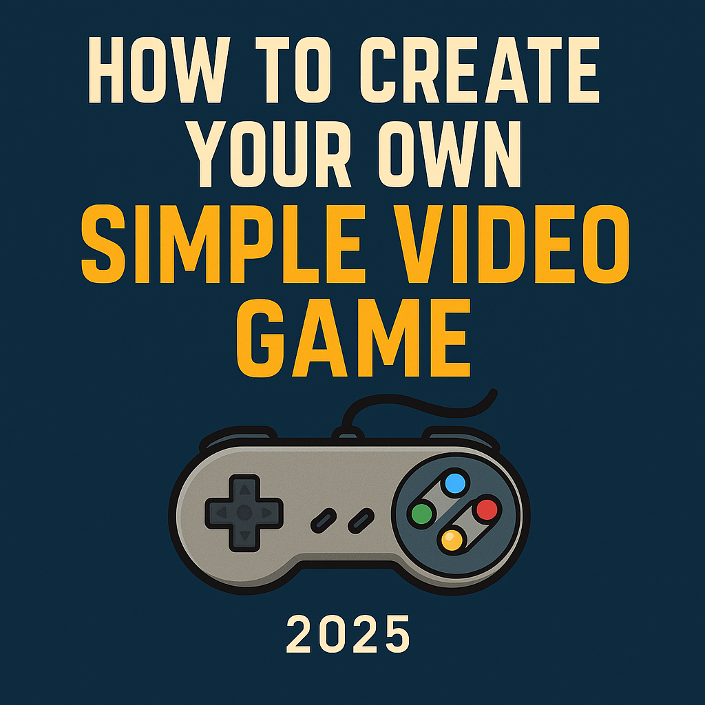 How to Create Your Own Simple Video Game How to Create Your Own Simple Video Game