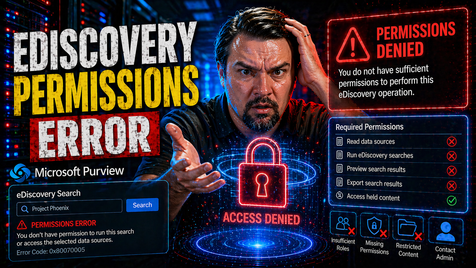 Fixing eDiscovery Permissions Errors in Microsoft 365: A Complete Guide