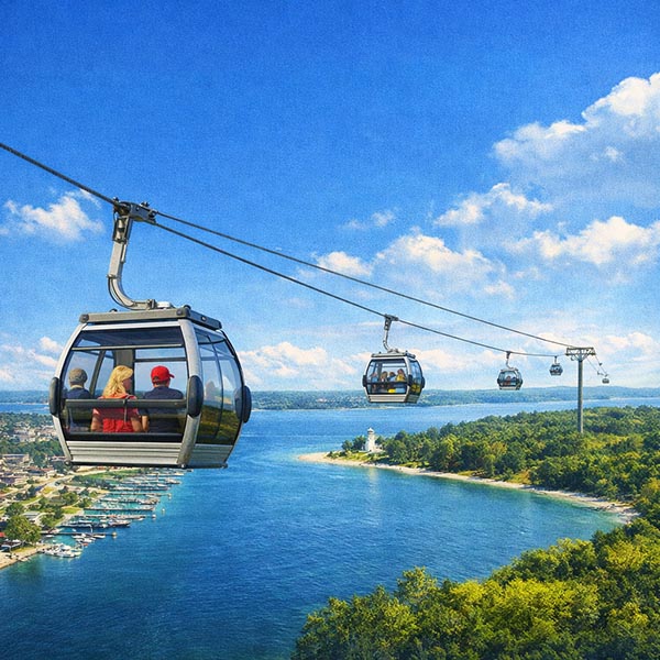 Proposed Gondola Could Connect Downtown Traverse City to Old Mission Peninsula