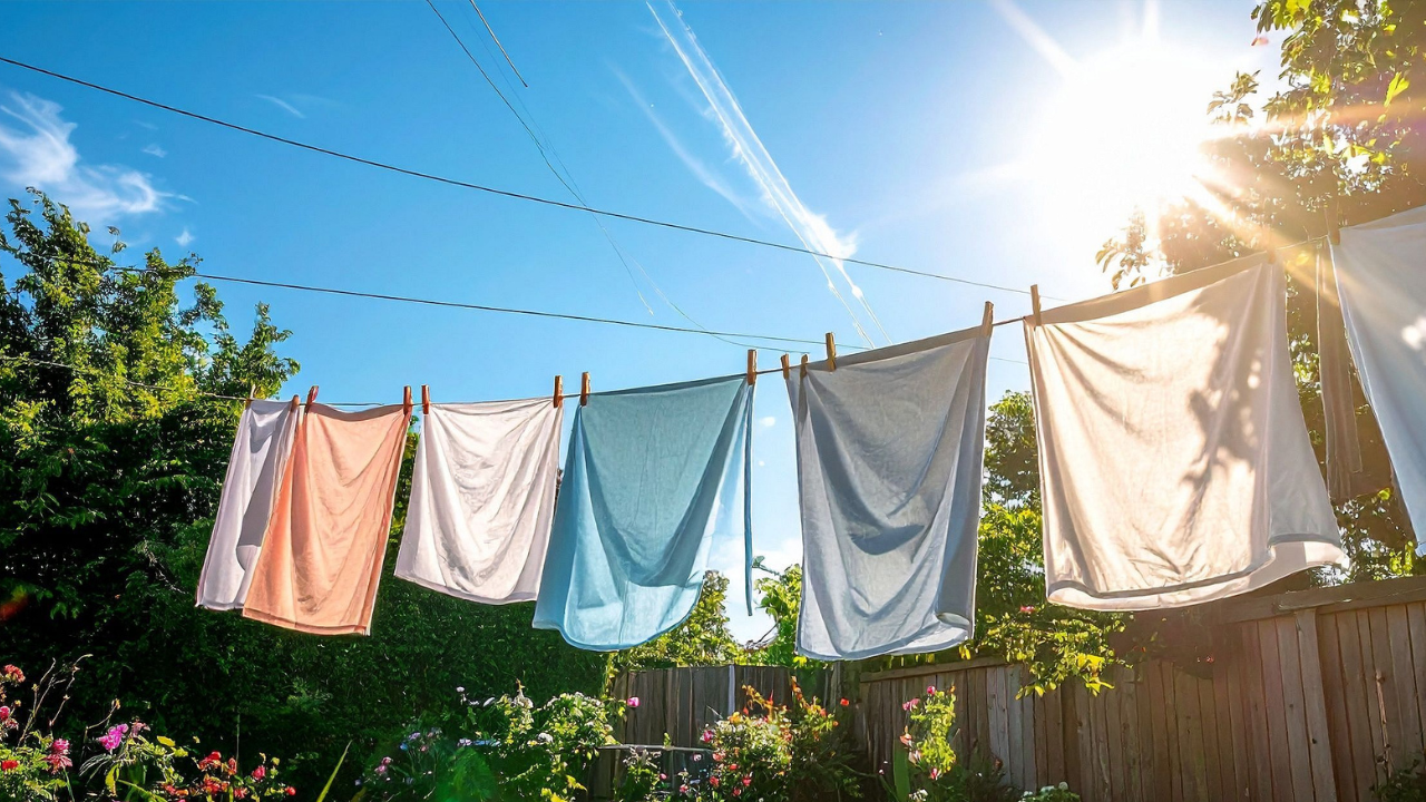 Hanging Laundry on the Clothesline: The Satisfaction of Simple Tasks