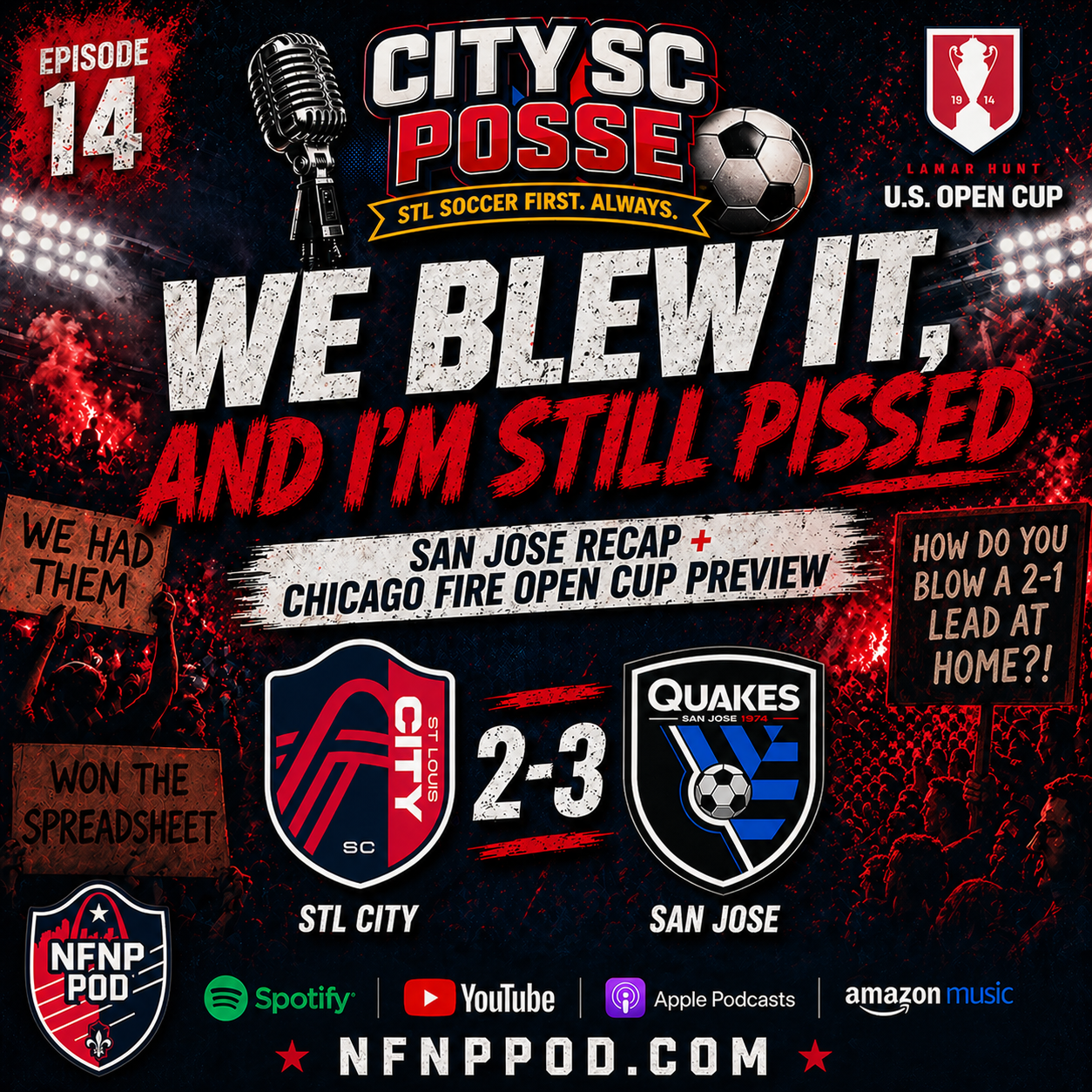 We Blew it! And I Am Pissed!