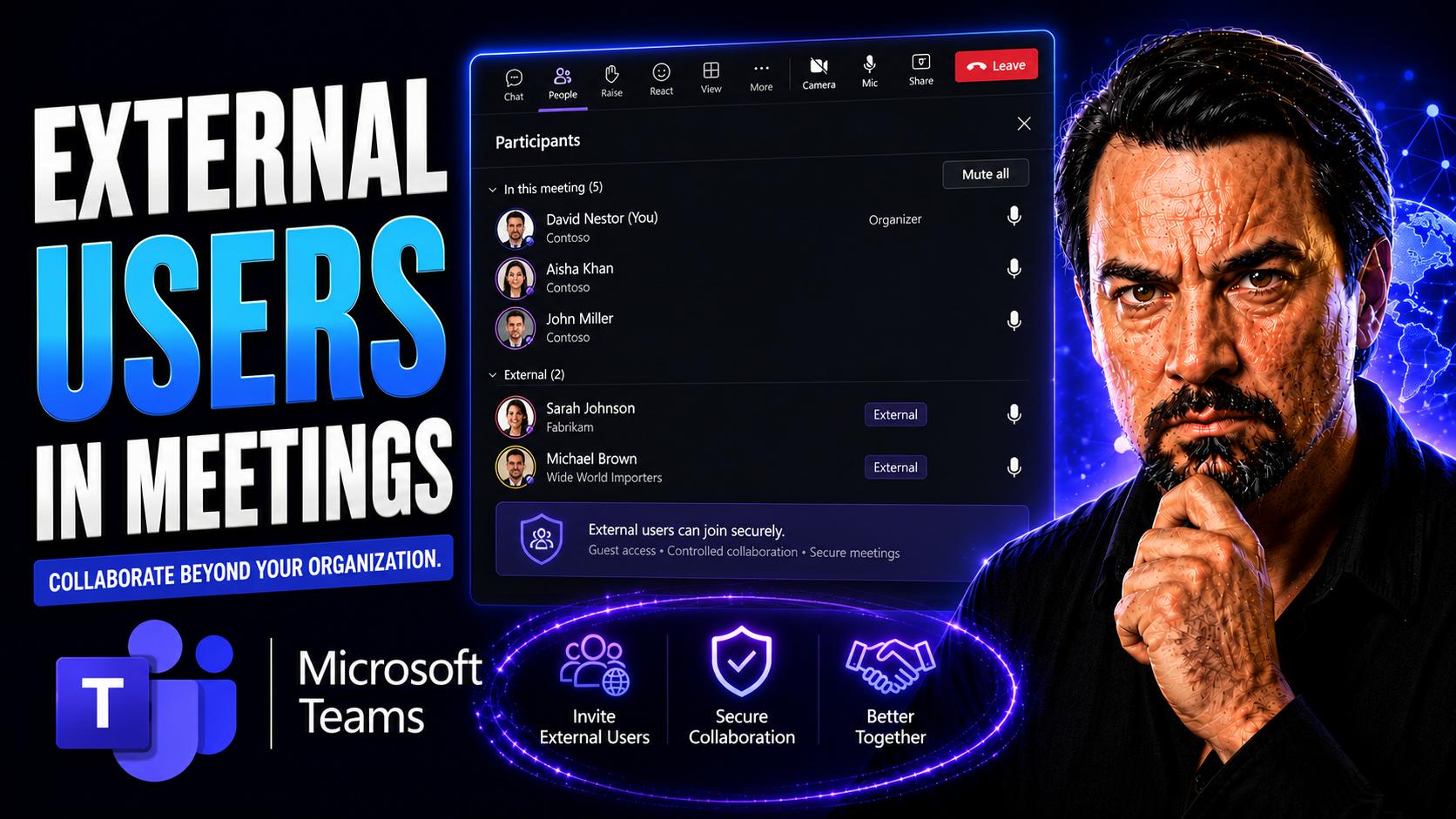Managing External Users in Microsoft Teams Meetings