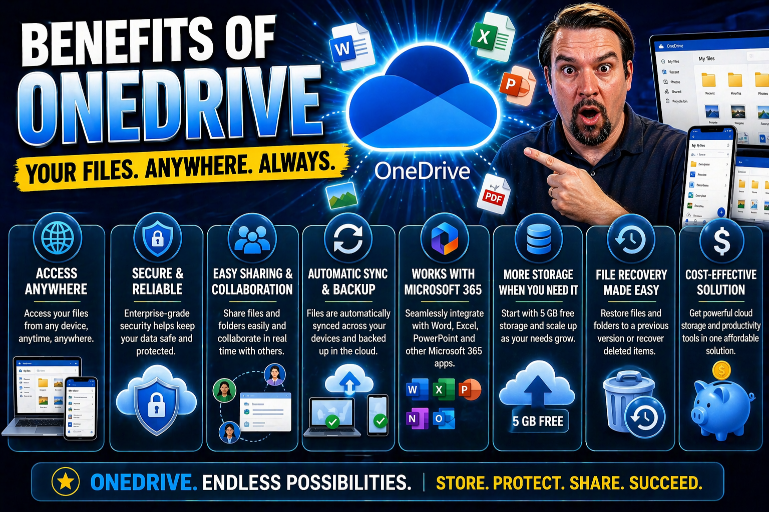 Key Benefits of OneDrive for Modern Workplaces