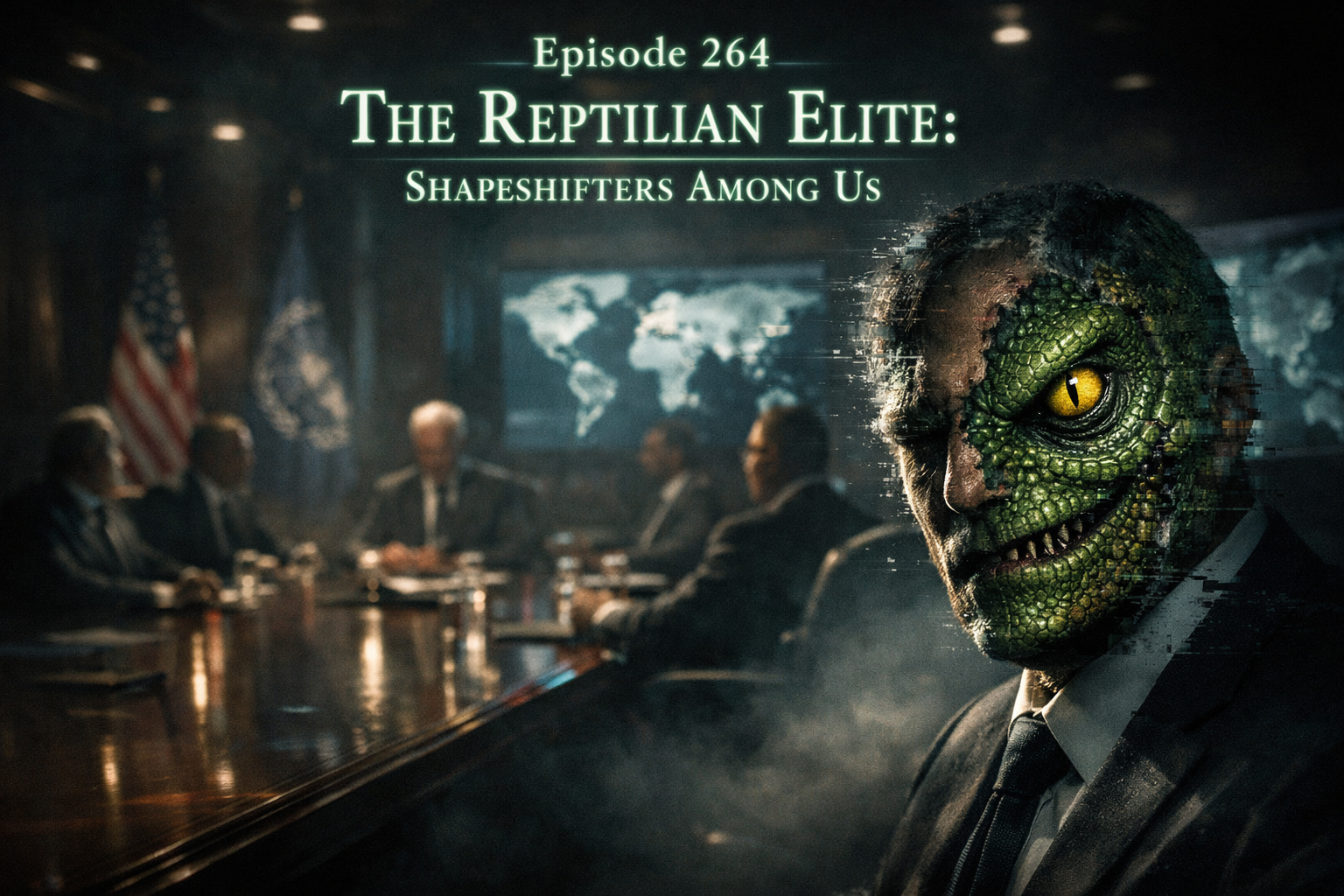 Slithering Through the Shadows – The Reptilian Elite Conspiracy