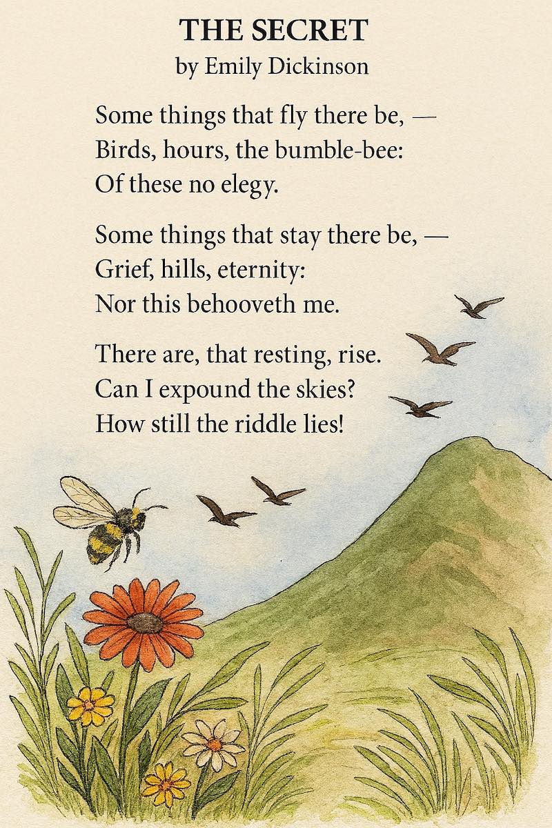 "The Secret" by Emily Dickinson