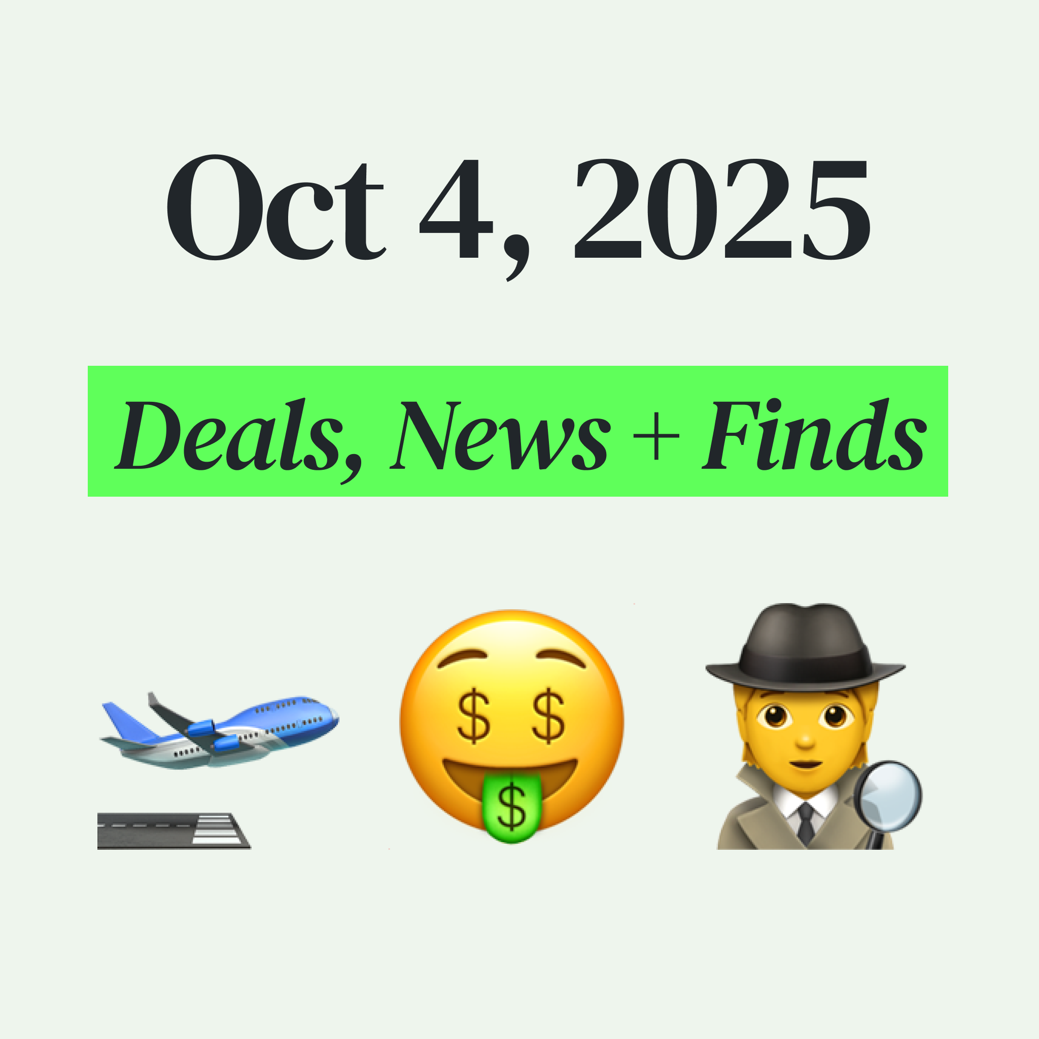 π° My Top Finds, Latest Deals, and Best Recommendations (10/4/25) π° My Top Finds, Latest Deals, and Best Recommendations (10/4/25)