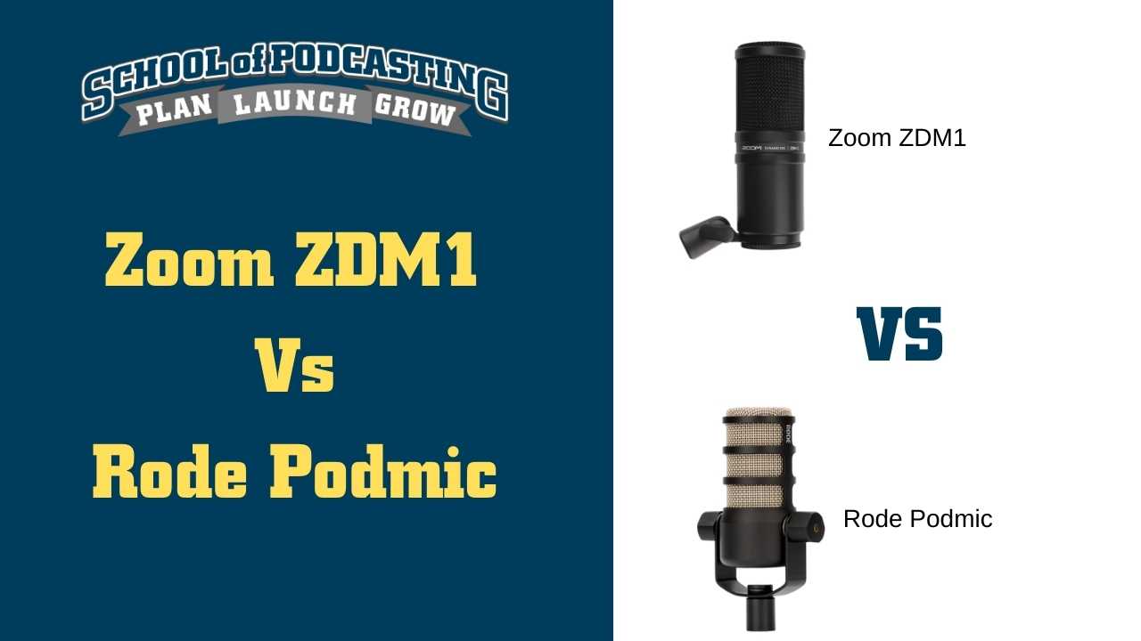 Zoom ZDM1 VS Rode Podmic