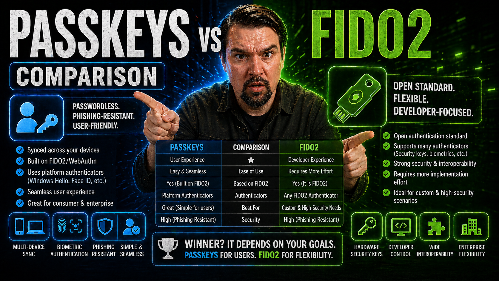 Passkeys vs FIDO2: In-Depth Comparison for Secure, Passwordless Authentication