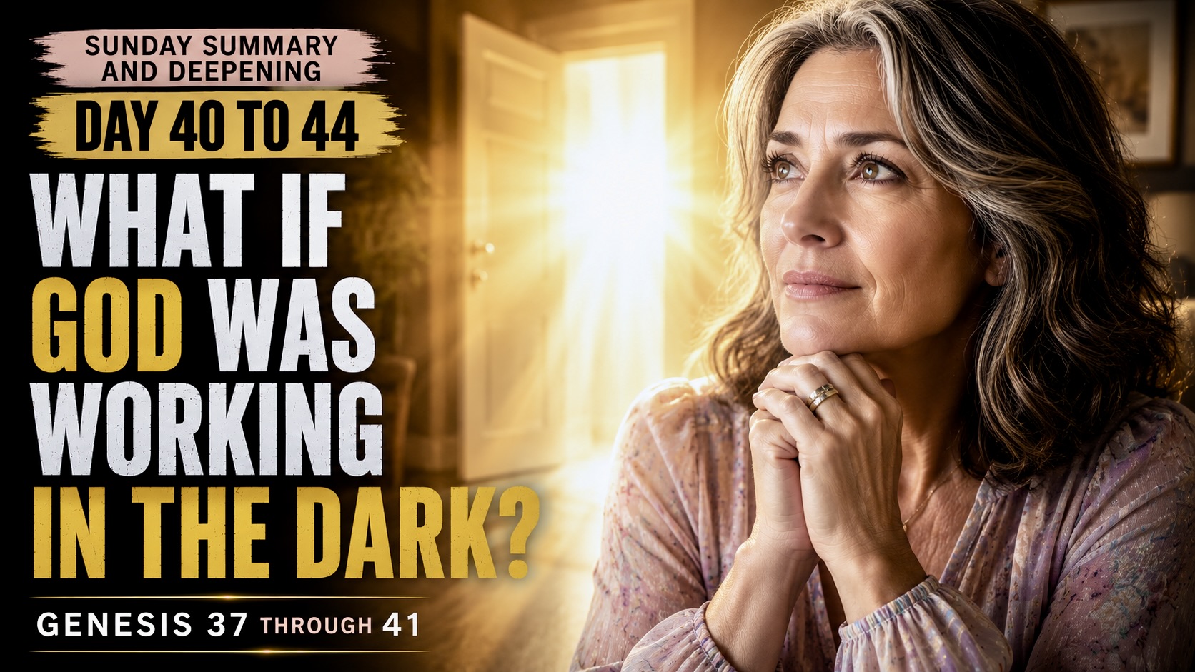 What If God Was Working in the Dark?