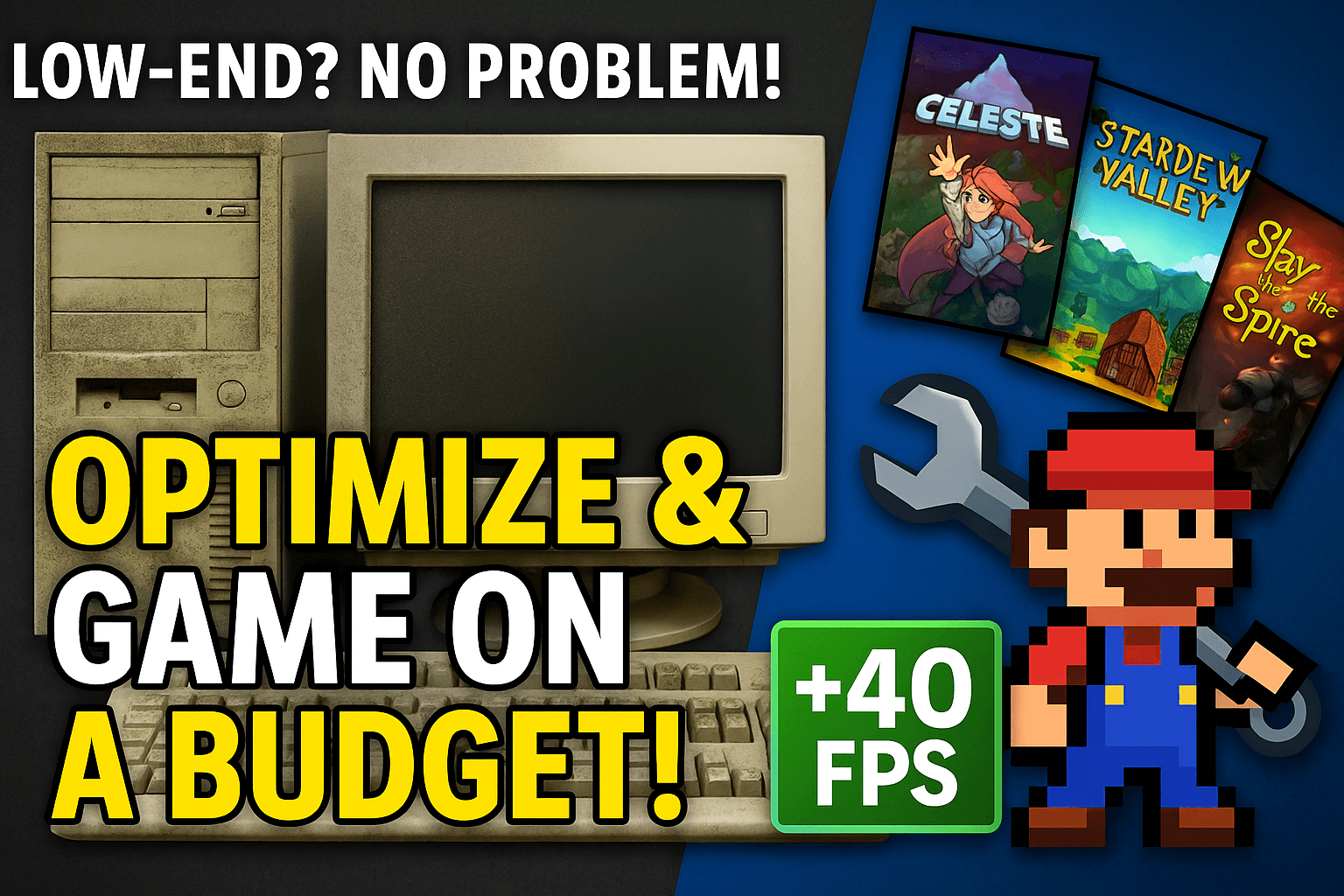 Gaming on a Low-End PC: Optimization Tips Gaming on a Low-End PC: Optimization Tips