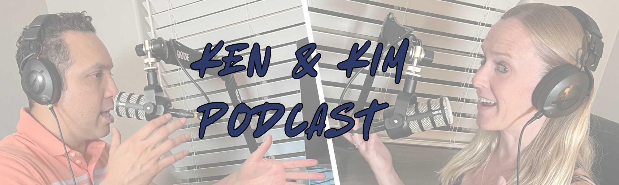 Ken and Kim Podcast Logo