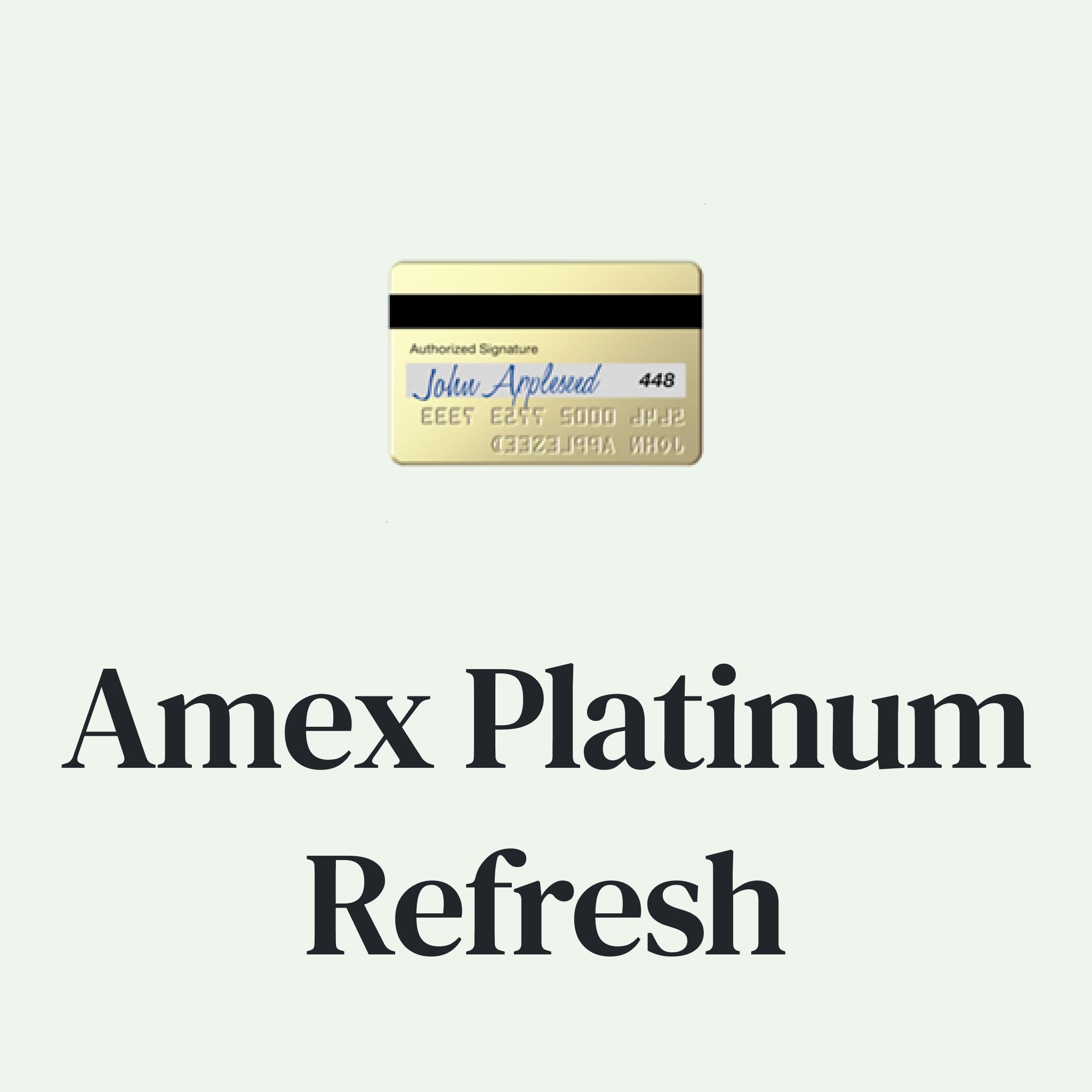 💳 Amex Platinum Refresh (2025) 💳 Amex Platinum Refresh (2025)