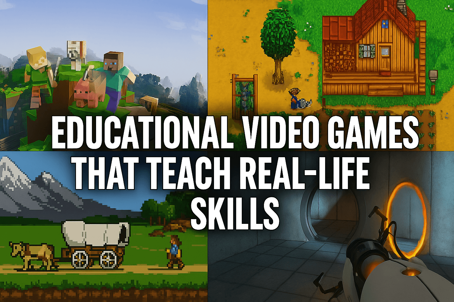 Educational Video Games That Teach Real-Life Skills