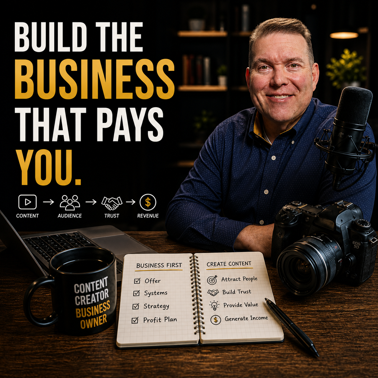 Content Creators: Stop Building Content First, Build the Business That Pays You
