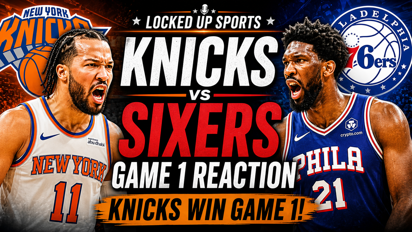 Knicks Blow Out Sixers Game 1 | Playoff Reaction