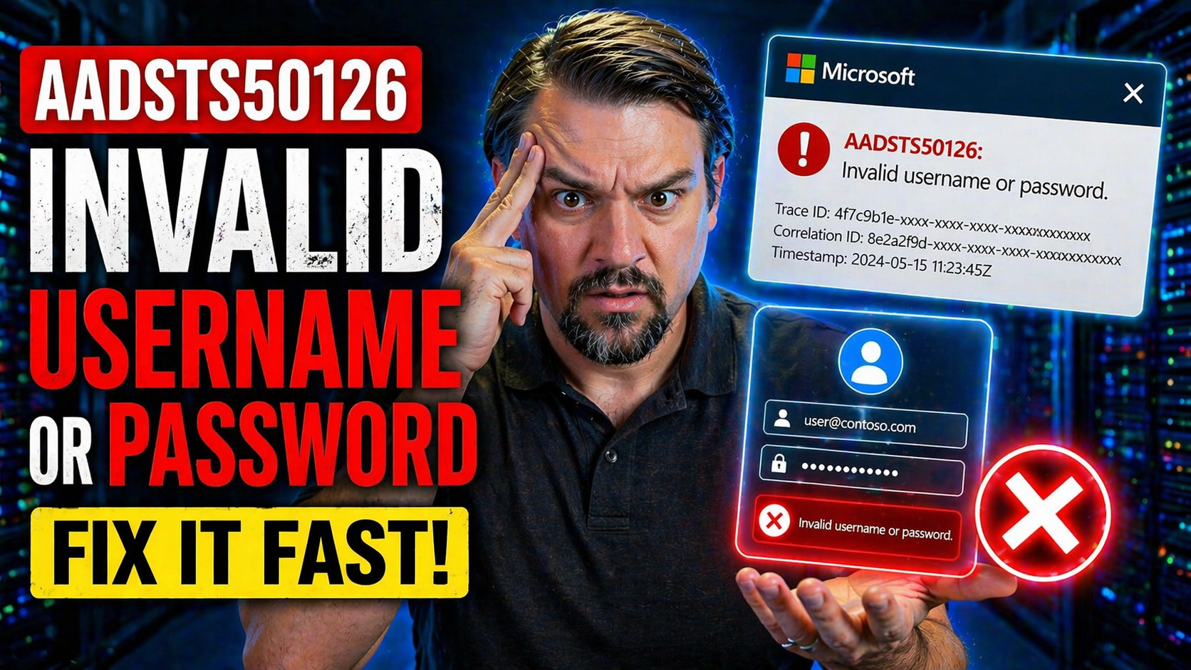 How to Fix the AADSTS50126 Invalid Username or Password Error in Microsoft 365