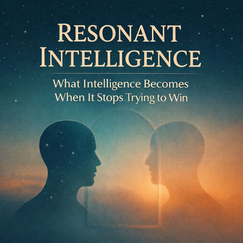 Resonant Intelligence: What Intelligence Become When It Stops Trying to Win