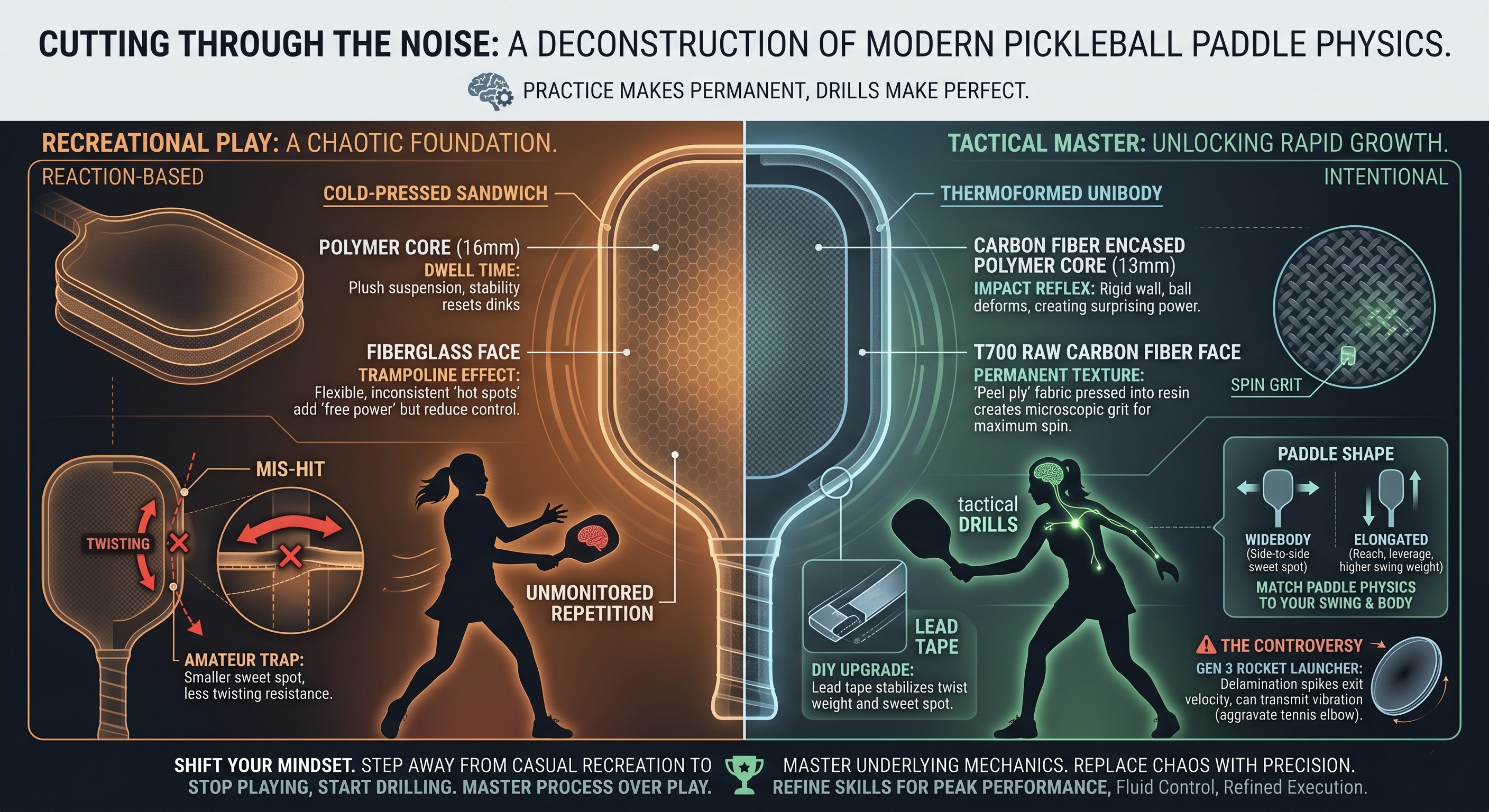 Boeing Floorboards to Rocket Launchers: The Gritty Science of Your Pickleball Paddle