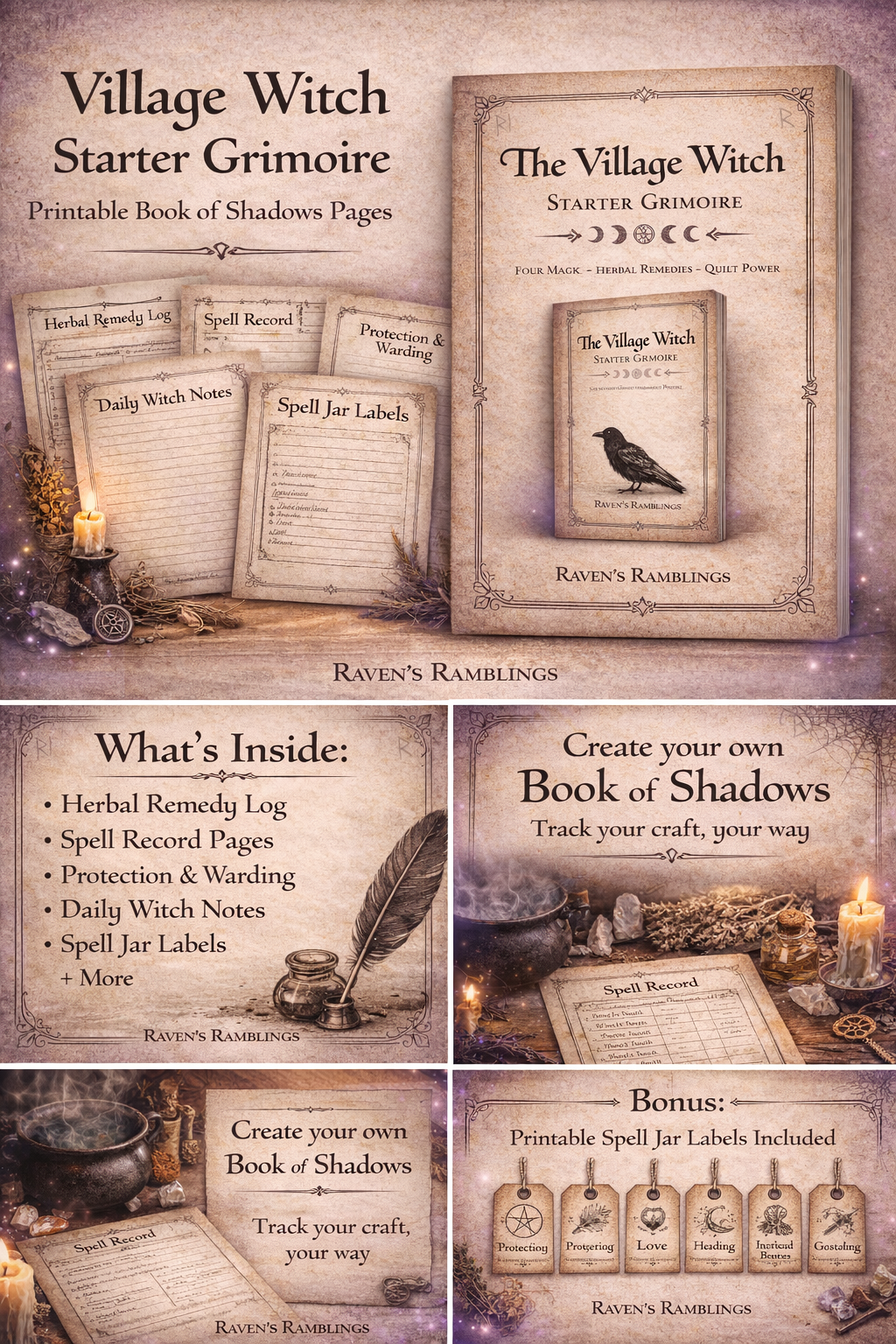 The Village Witch Starter Grimoire