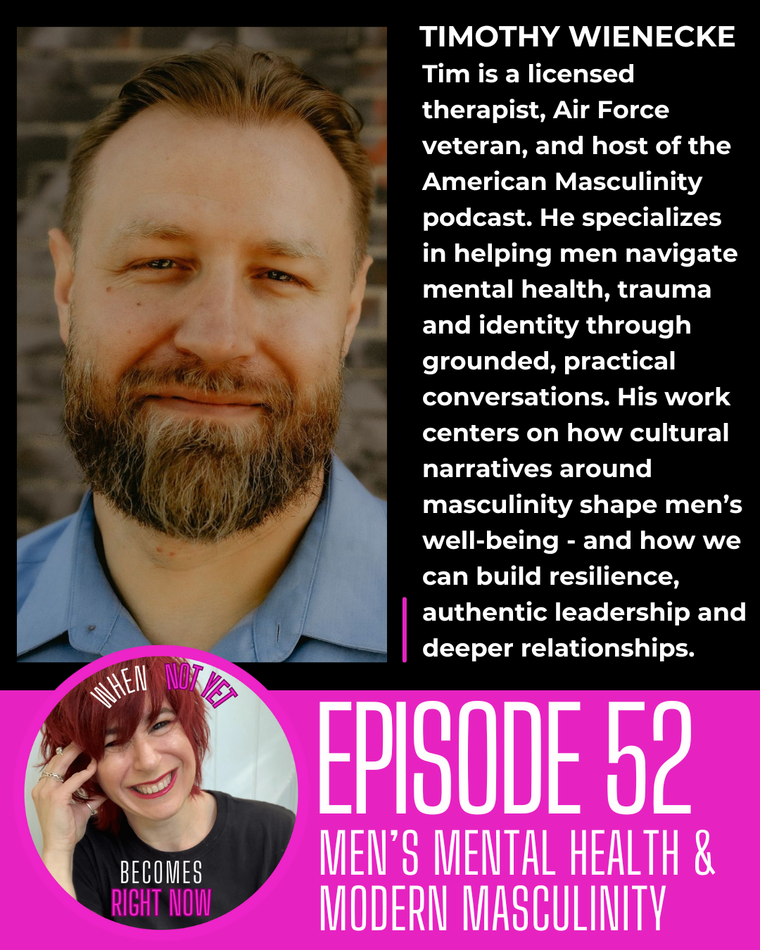 Men’s Mental Health and Modern Masculinity with Timothy Wienecke