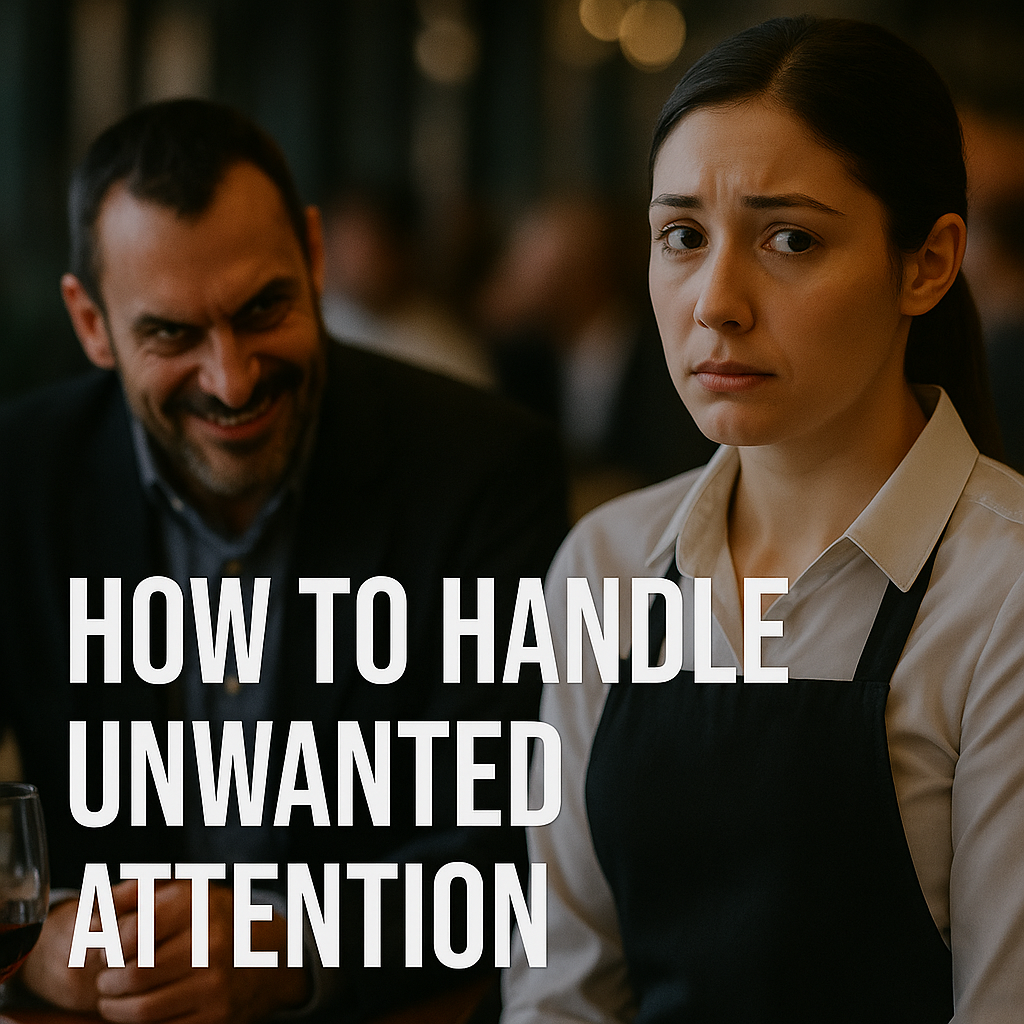 How to handle unwanted attention at an event How to handle unwanted attention at an event