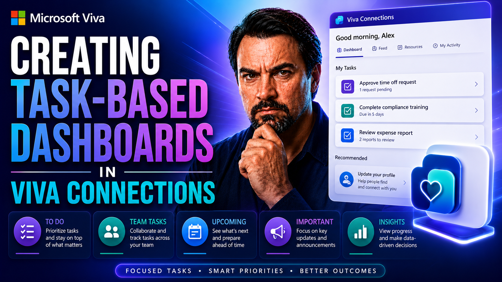 Creating Task-Based Dashboards in Viva Connections