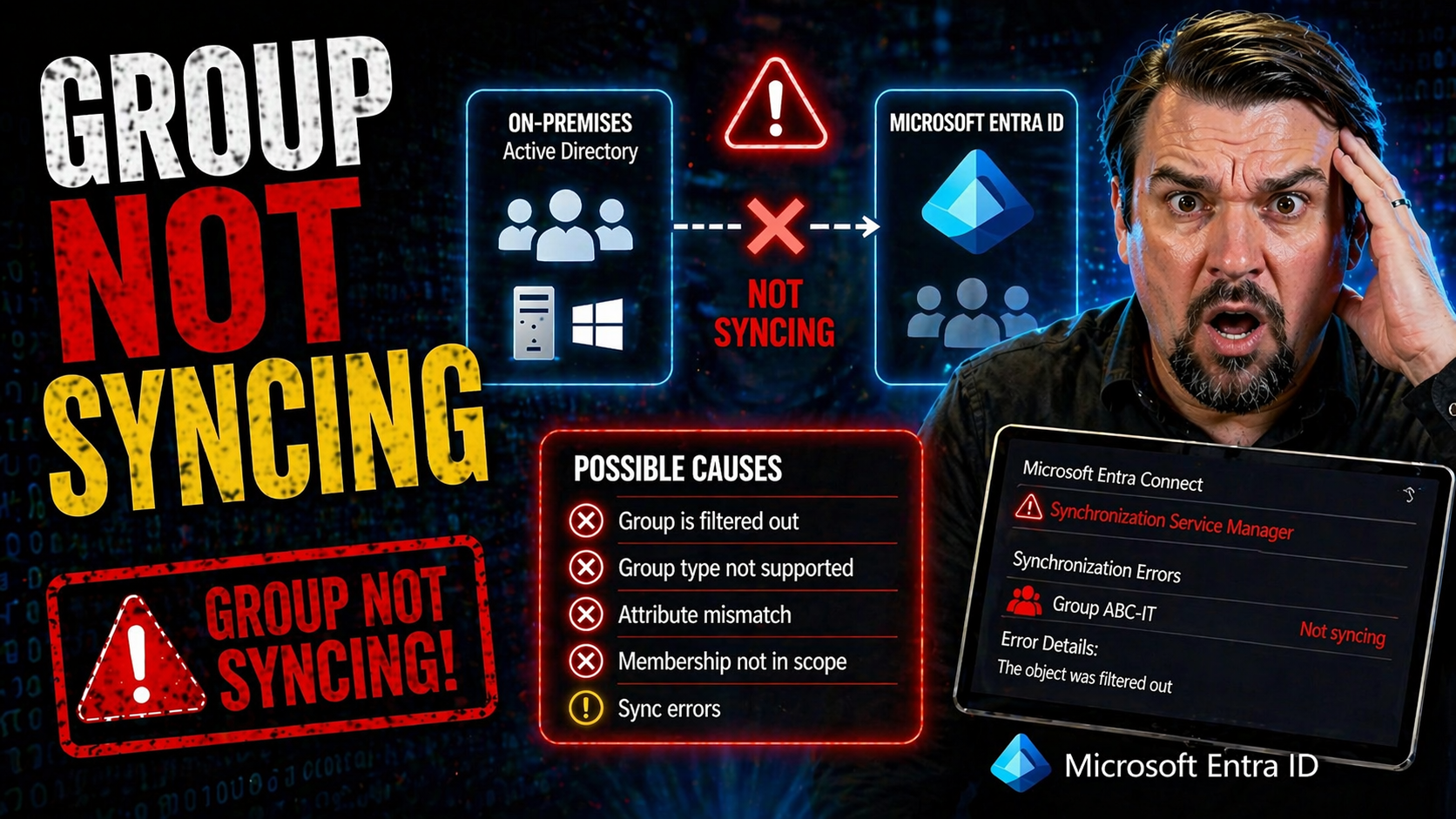 Group Not Syncing: Troubleshooting Directory Synchronization Issues