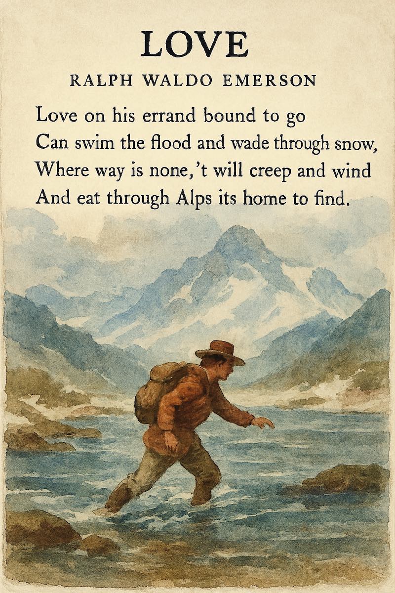 "Love" Quatrain by Ralph Waldo Emerson
