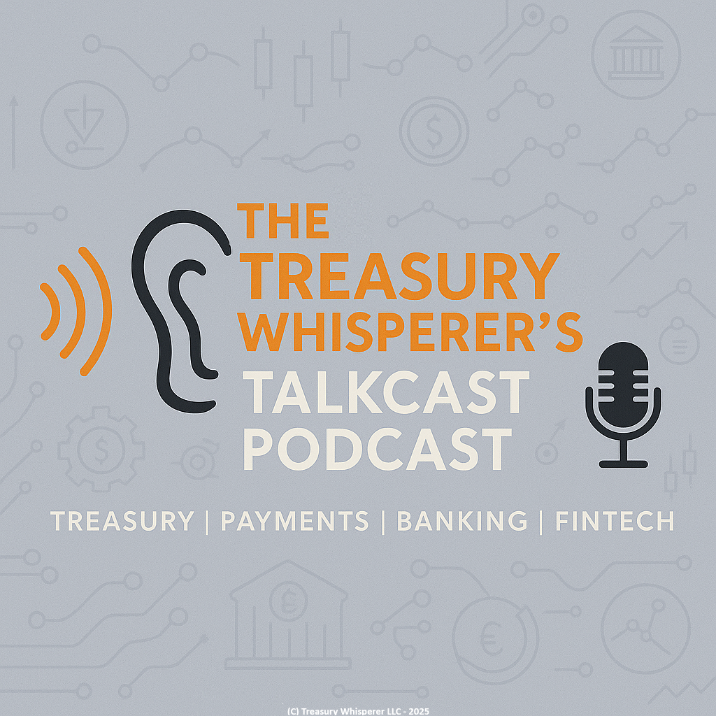 Treasury Whisperer’s Talkcast Podcast Logo
