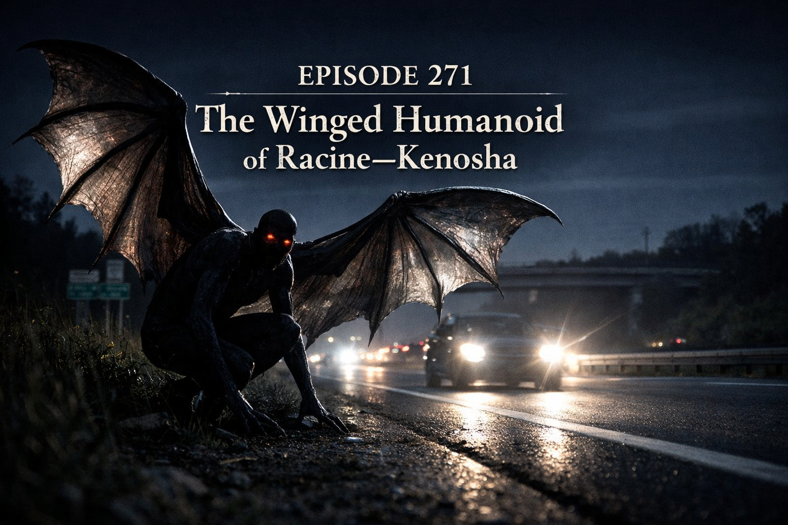 Winged Humanoid Sighting in Racine-Kenosha
