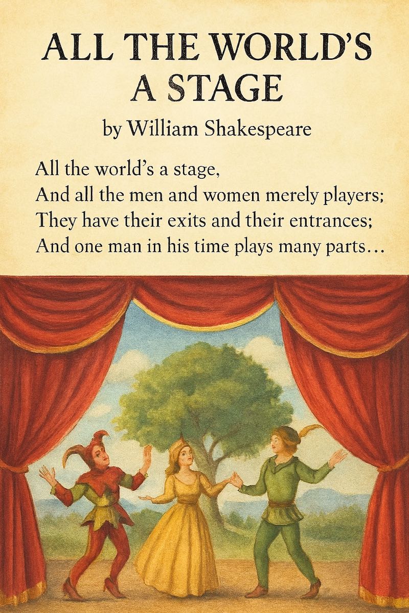 "All the World's a Stage" by William Shakespeare