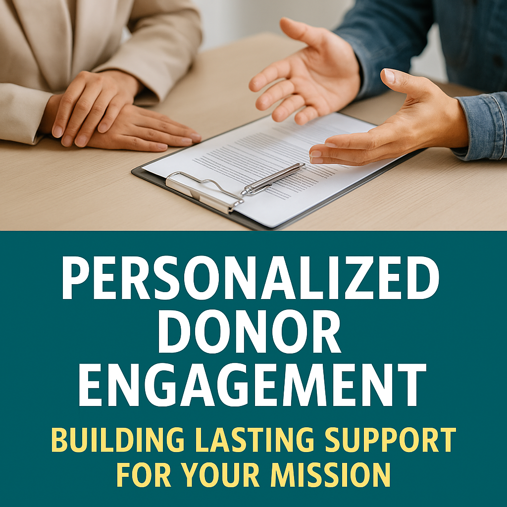 Personalized Donor Engagement: Building Lasting Support for Your Mission
