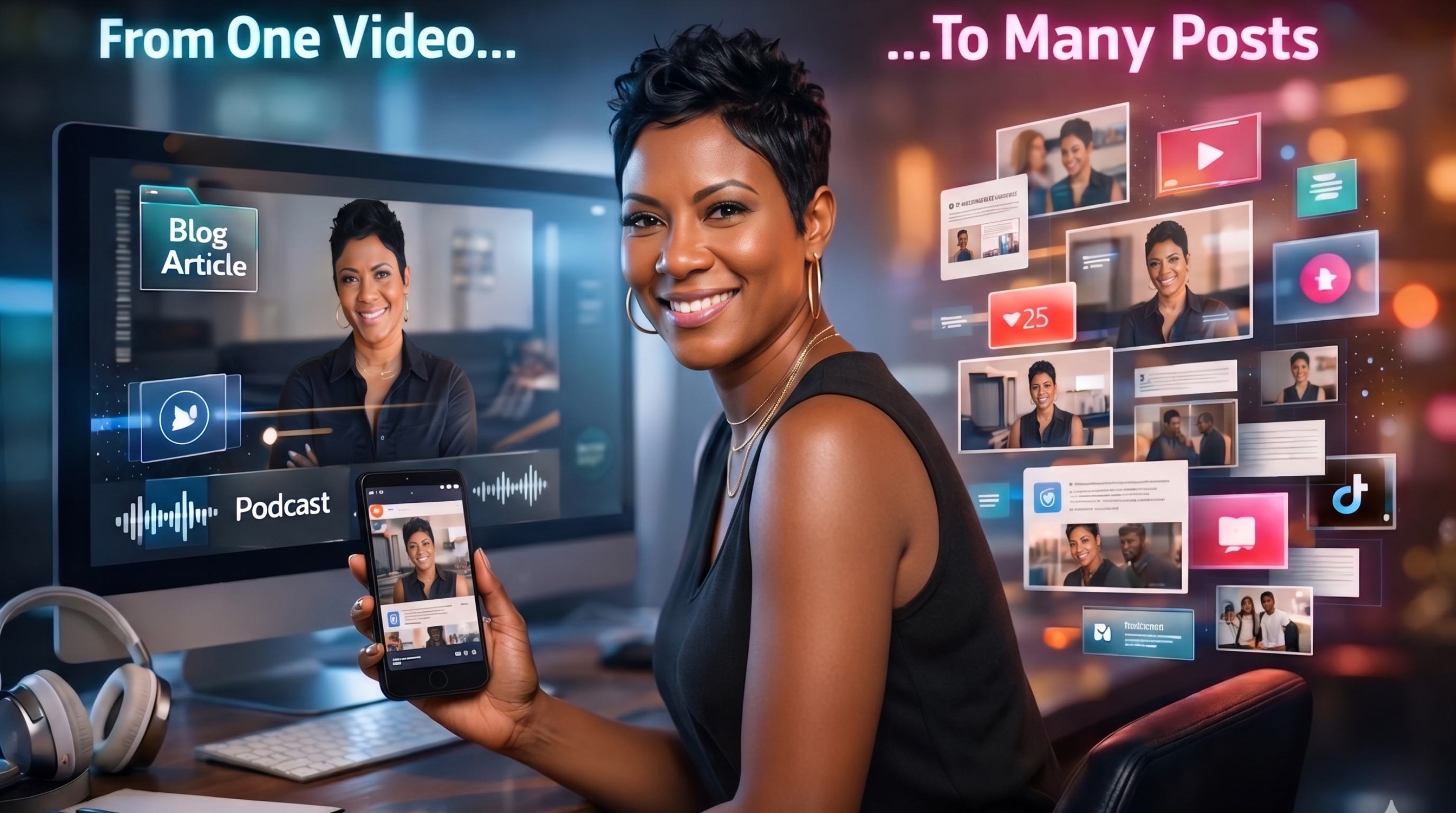 AI Content Repurposing: Turn One Video Into Dozens of Posts AI Content Repurposing: Turn One Video Into Dozens of Posts