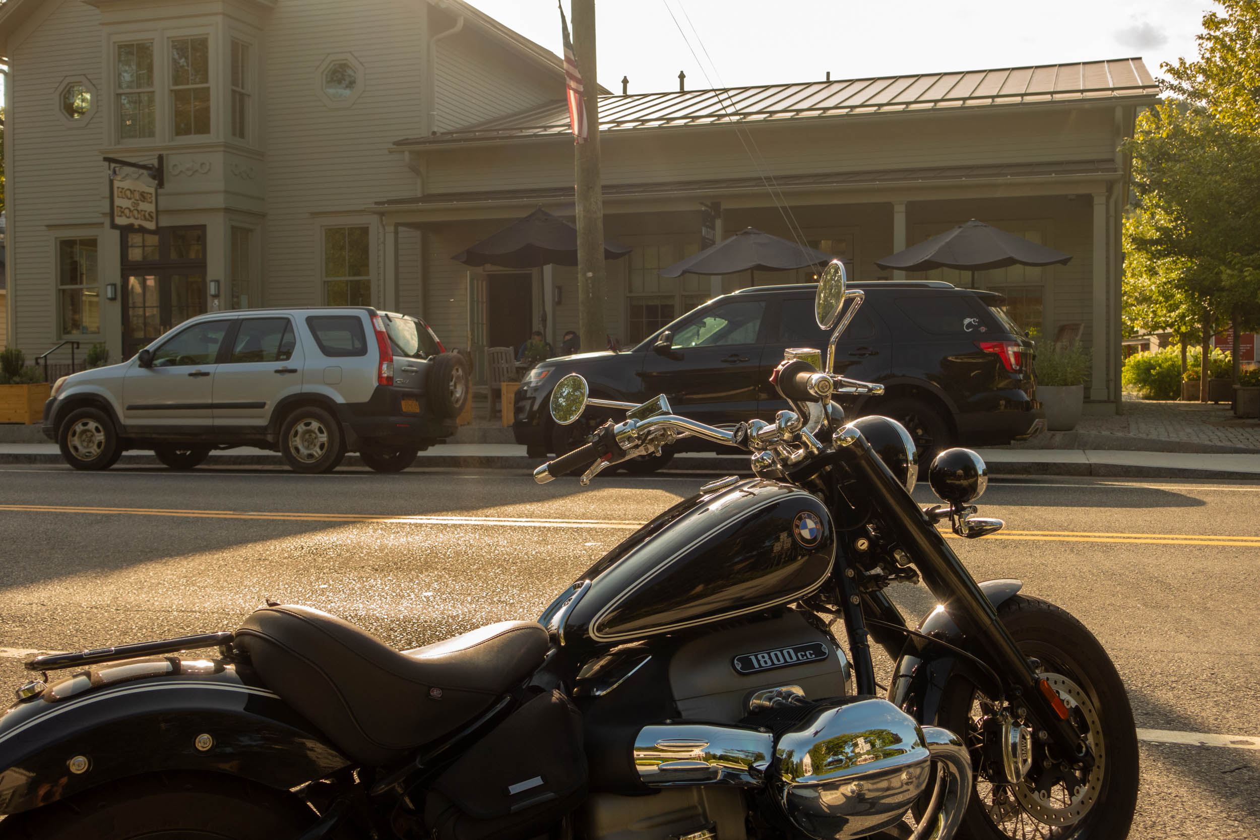 Riding Through Serene Backroads to Kent’s Cozy Coffee Spot