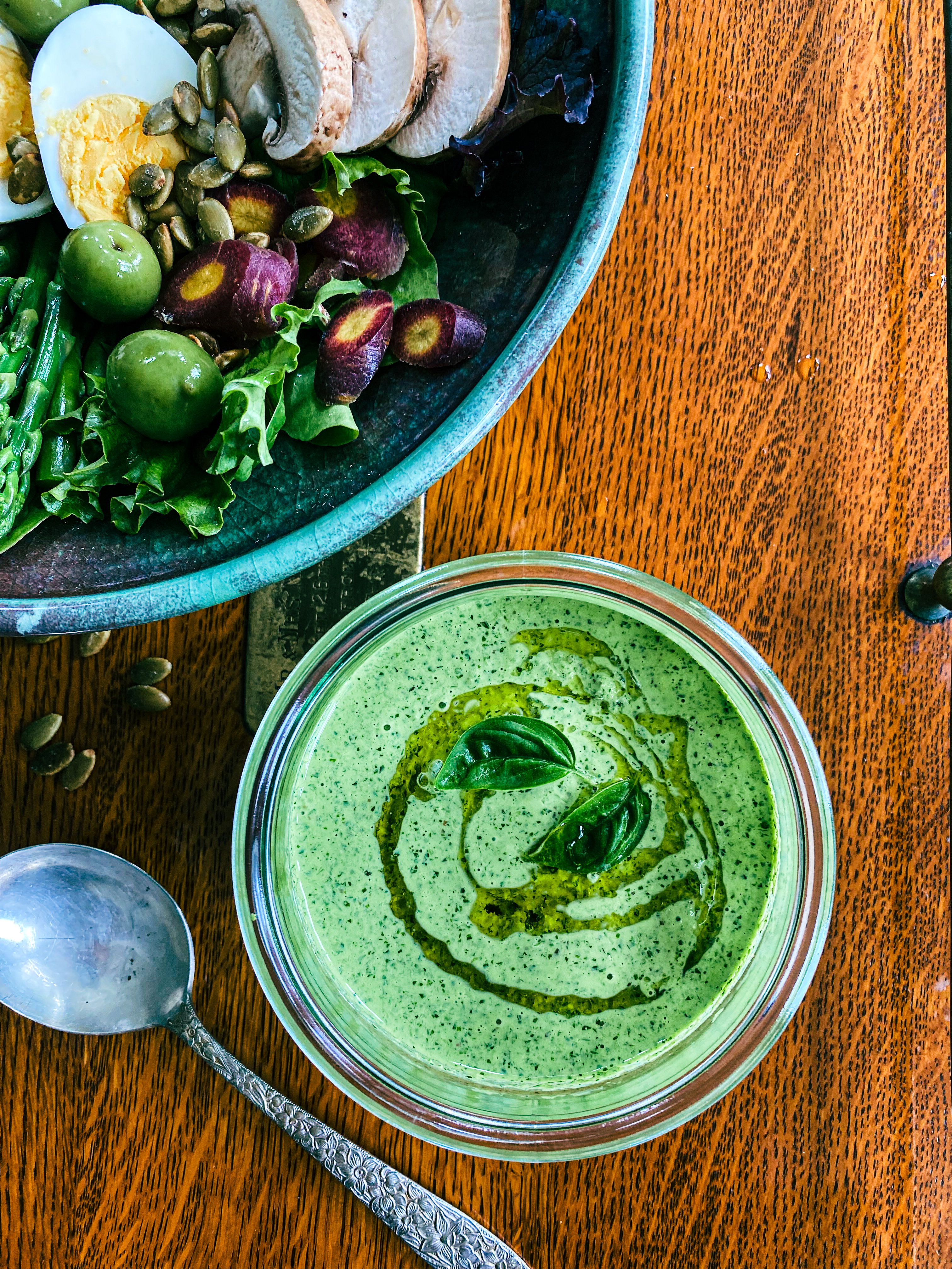 Green Goddess Dressing with Greek Yogurt Green Goddess Dressing with Greek Yogurt