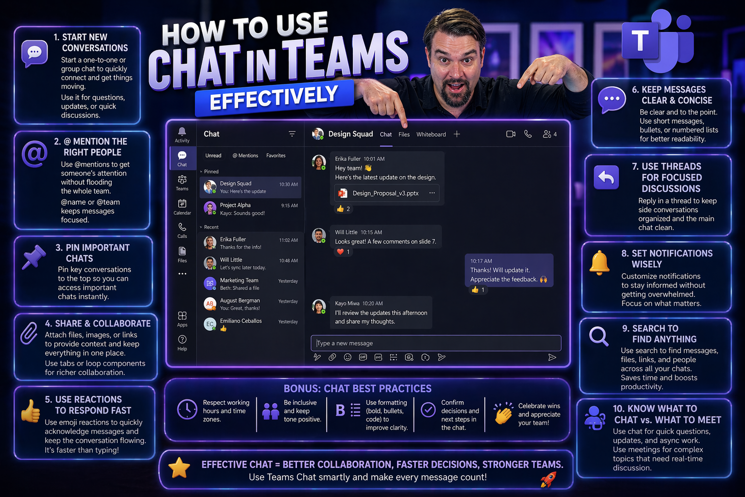 How to Use Chat in Teams Effectively