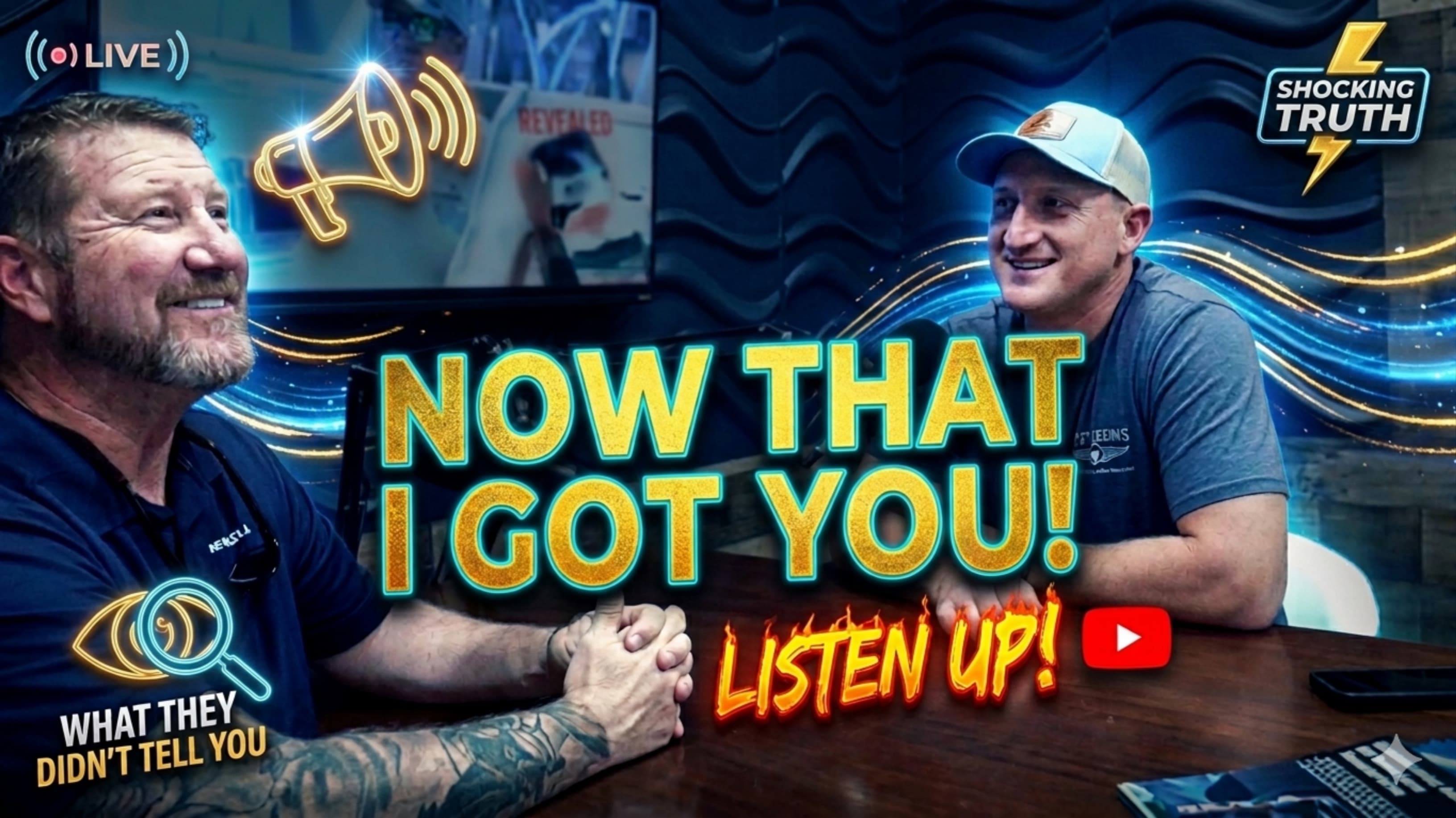 Now that I got you! Listen up!
