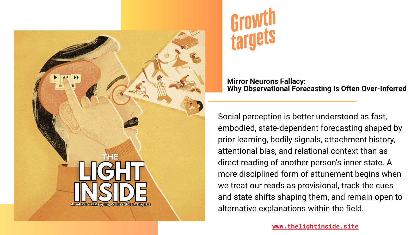 Mirror Neurons Fallacy: Why Observational Forecasting Is Often Over-Inferred Mirror Neurons Fallacy: Why Observational Forecasting Is Often Over-Inferred