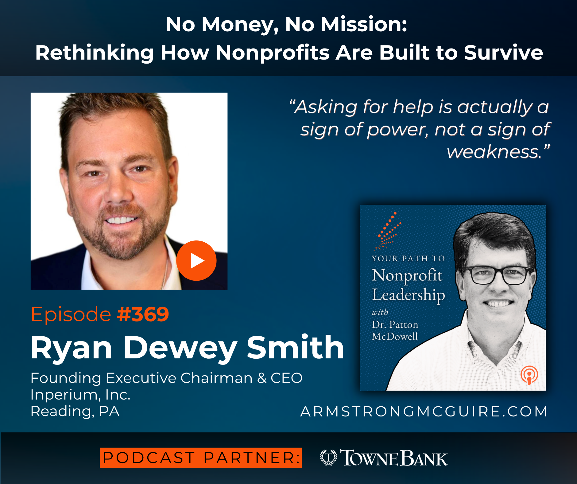 369: No Money, No Mission: Rethinking How Nonprofits Are Built to Survive (Ryan Dewey Smith)