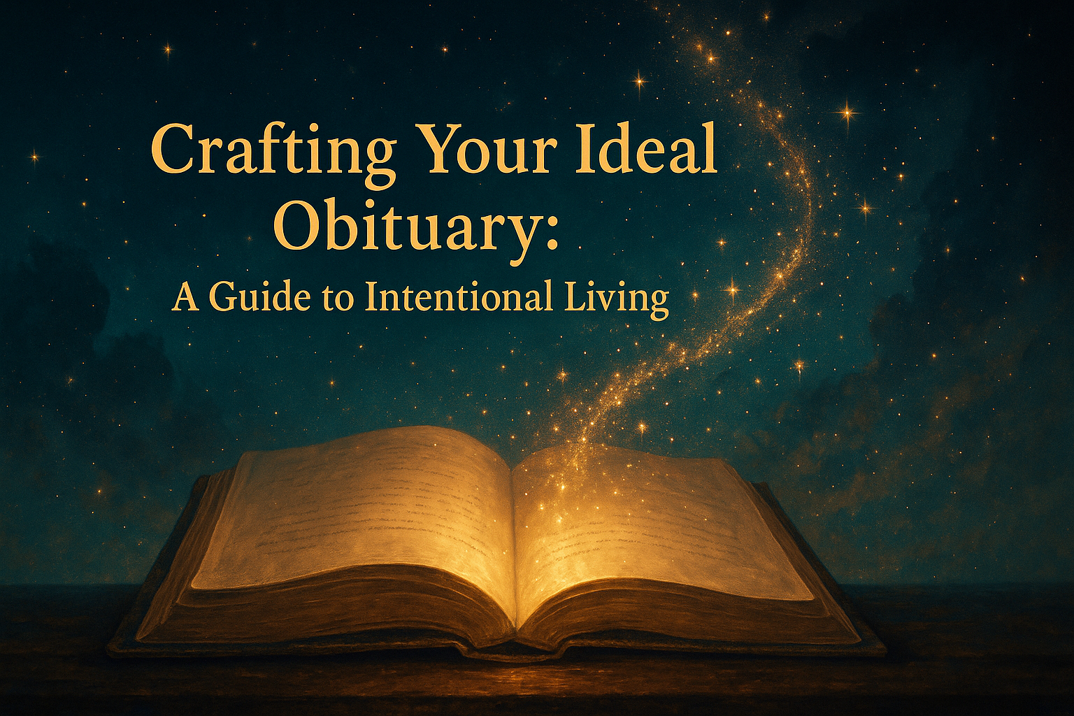 Write Your Ideal Obituary: A Guide to Intentional Living