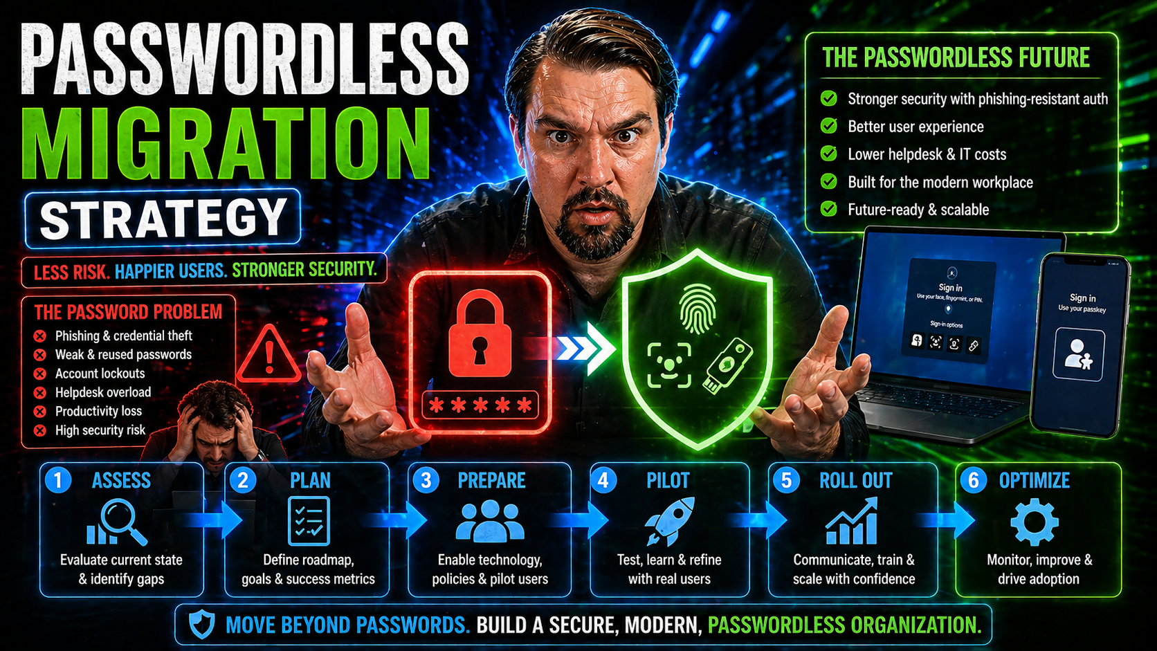 Building a Passwordless Migration Strategy for Modern Enterprises
