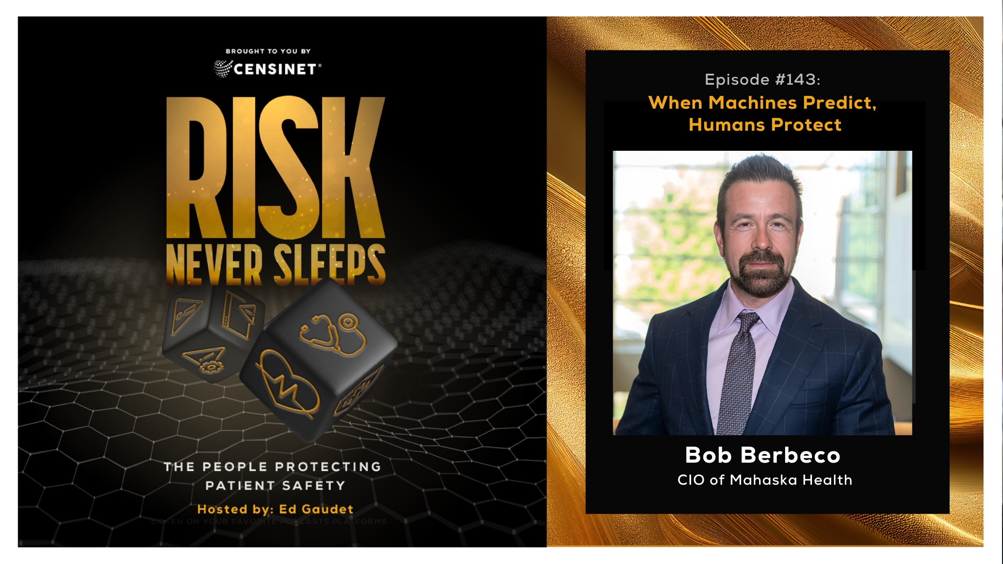 Episode #143. When Machines Predict, Humans Protect with Bob Berbeco, CIO of Mahaska Health