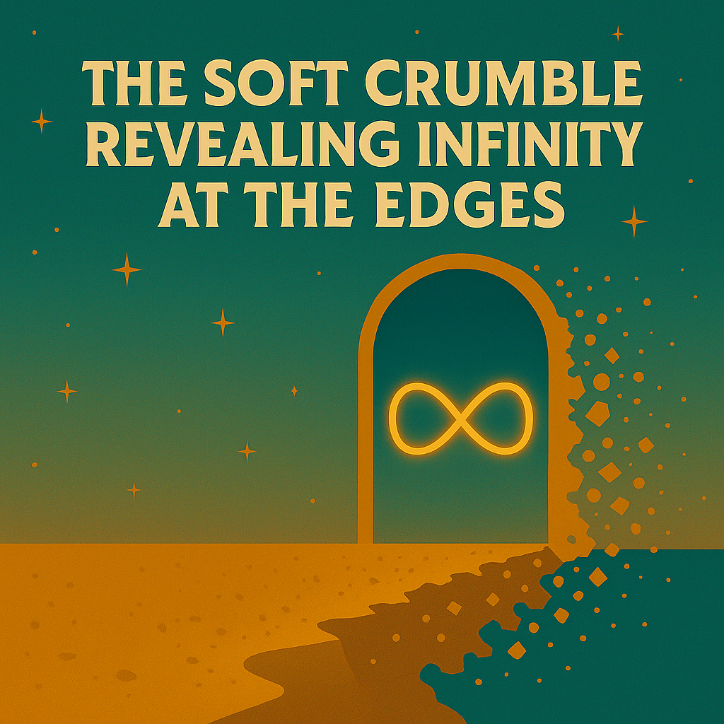 The Soft Crumble Revealing Infinity at the Edges