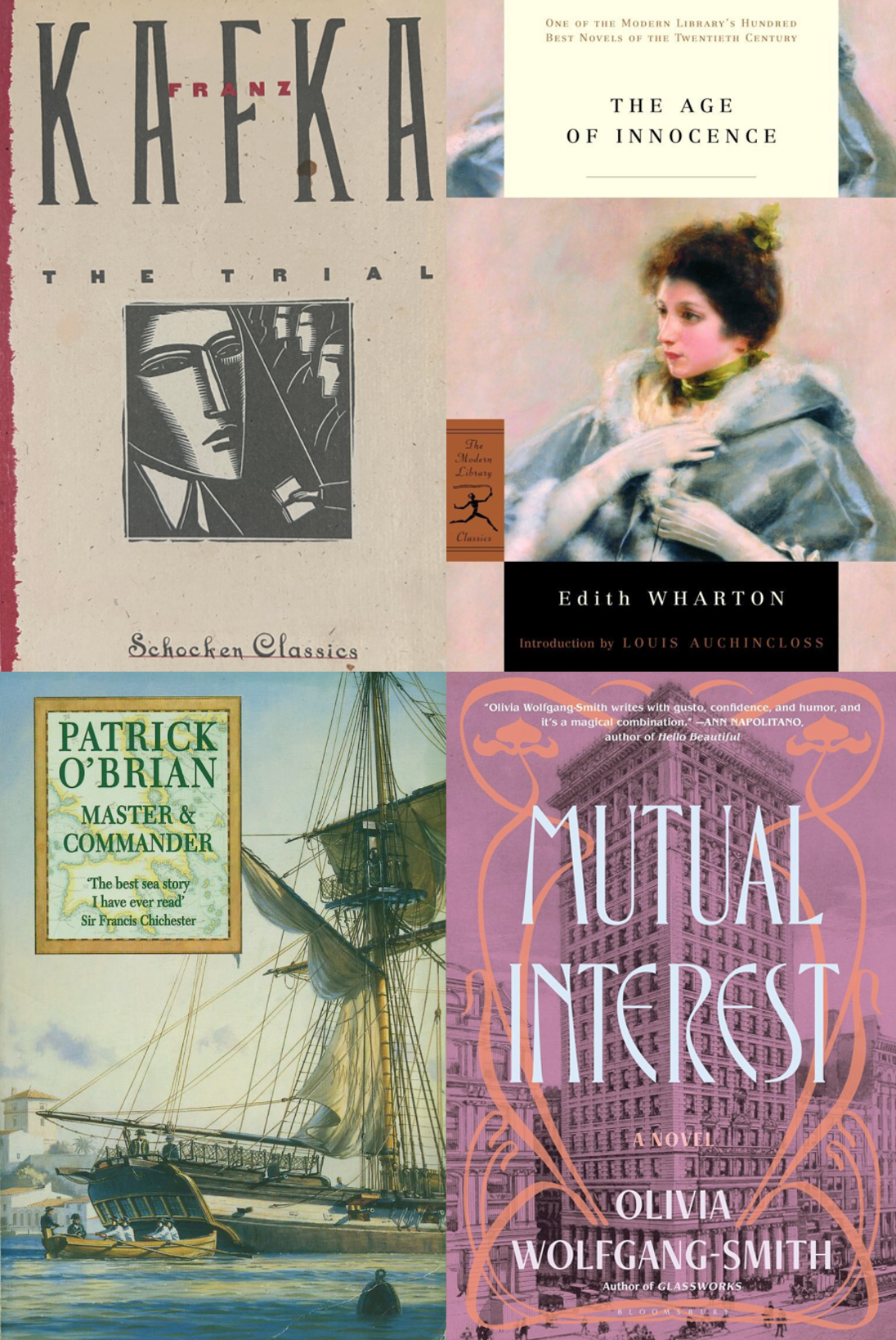 725 The Trial by Franz Kafka (#21 GBOAT) | Edith Wharton and Patrick O'Brian (with Olivia Wolfgang-Smith) | An Uplifting Story