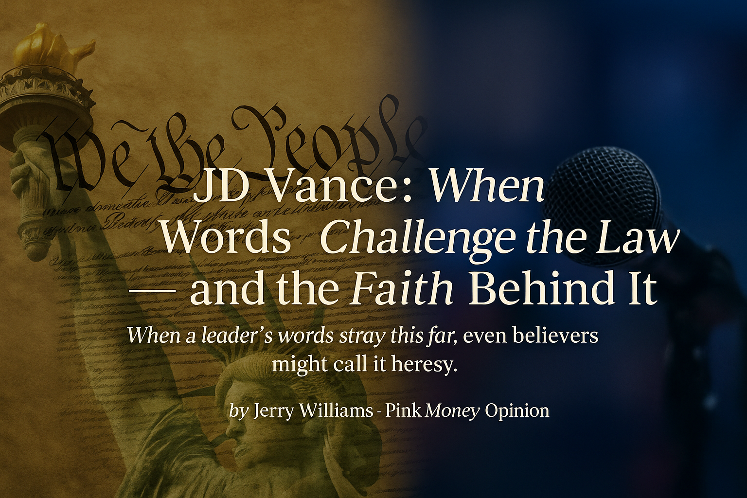 🗣️ JD Vance: When Words Reveal Weakness