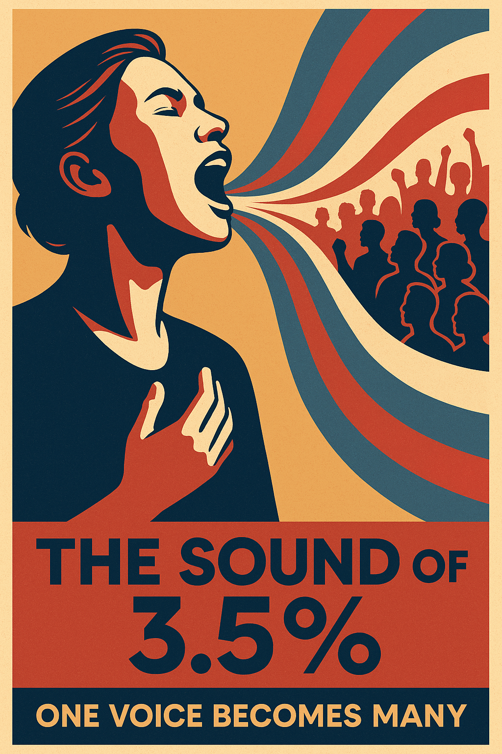🎶 The Sound of 3.5% — Turning Courage into Collective Power