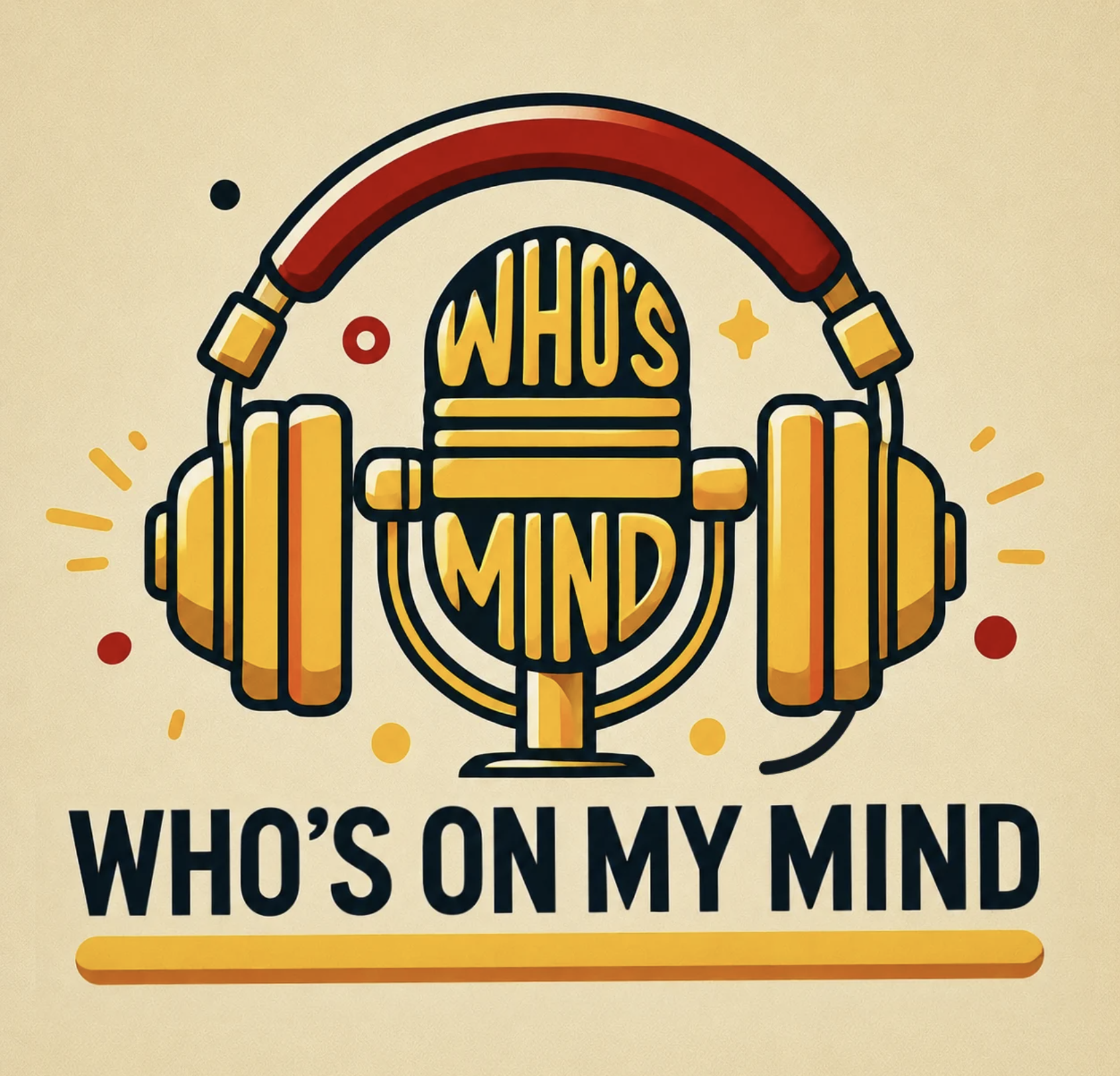 Who's On My Mind Podcast Logo