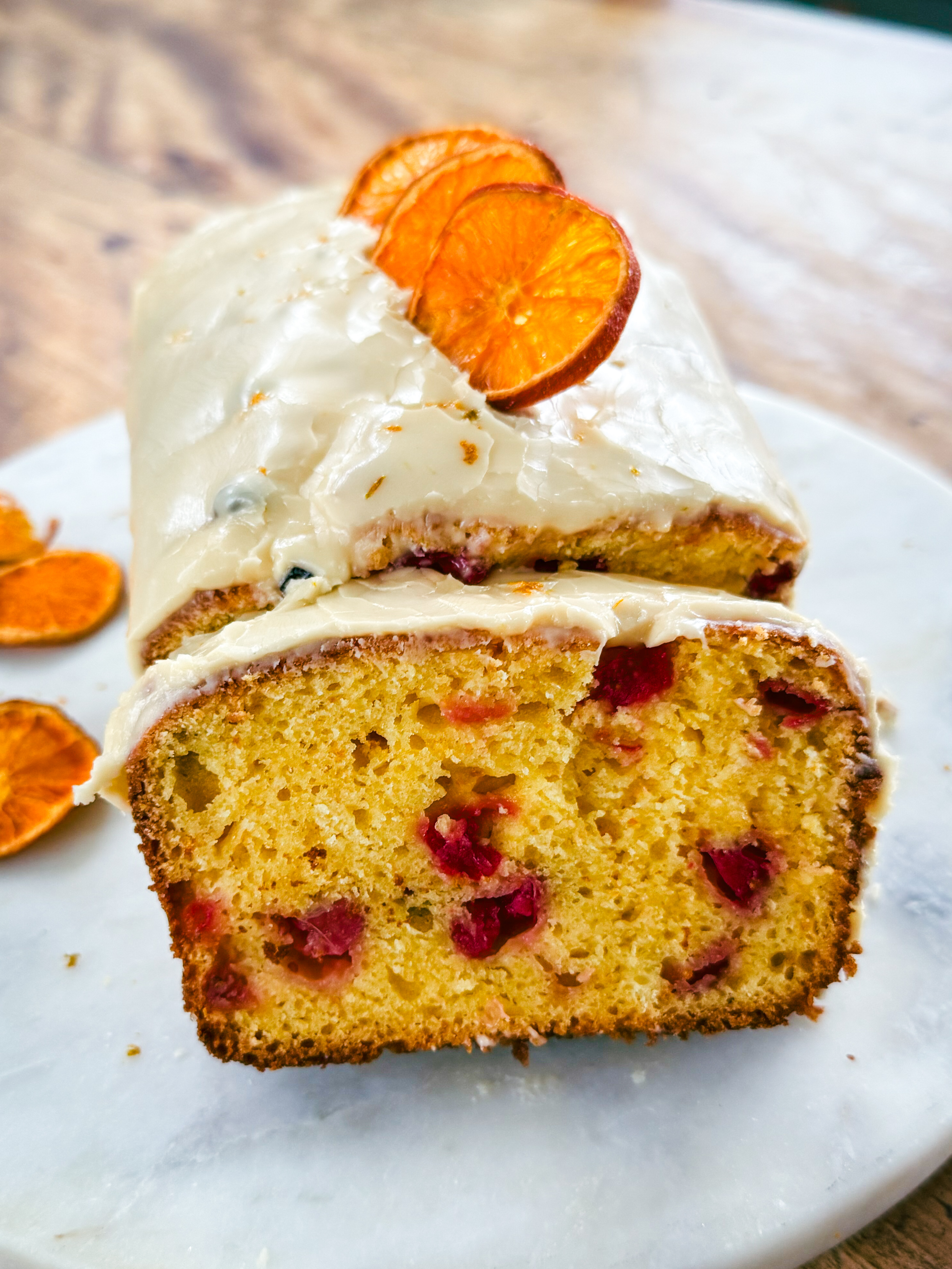 Gluten-Free Whole Mandarin Orange Cranberry Bread