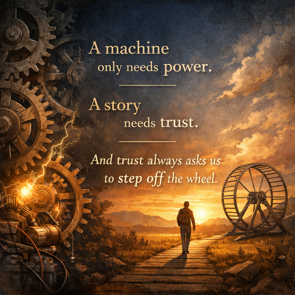 Instructions must be obeyed, but the story has to be trusted.