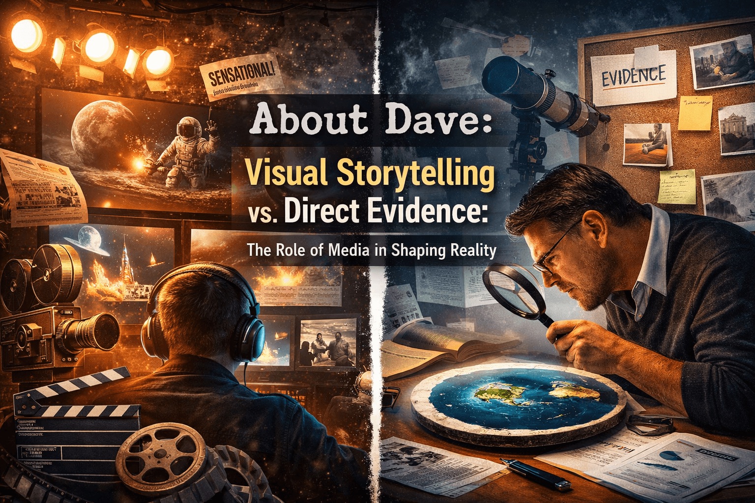 Visual Storytelling vs. Direct Evidence: The Role of Media in Shaping Reality
